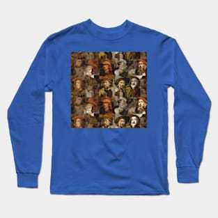 Rembrandt Paintings Mashup Long Sleeve T-Shirt